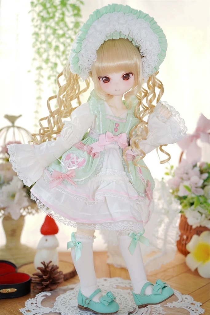 【カカ星球】【1/4】ドール服 フロラ・リリィジャンパースカート