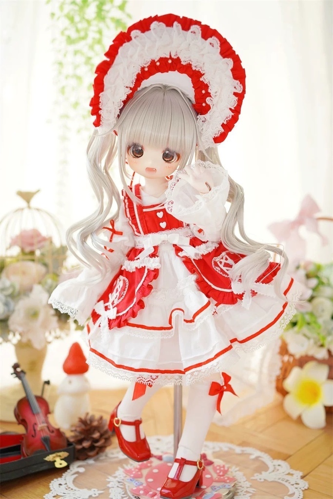 【カカ星球】【1/4】ドール服 フロラ・リリィジャンパースカート