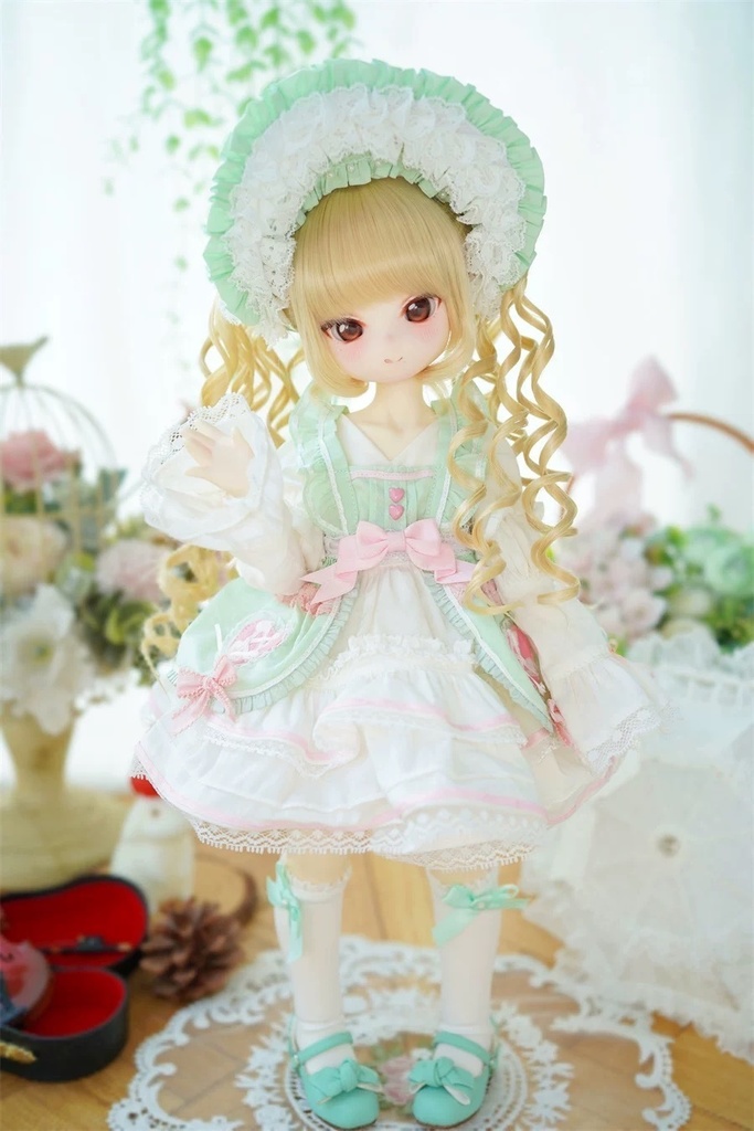 【カカ星球】【1/4】ドール服 フロラ・リリィジャンパースカート