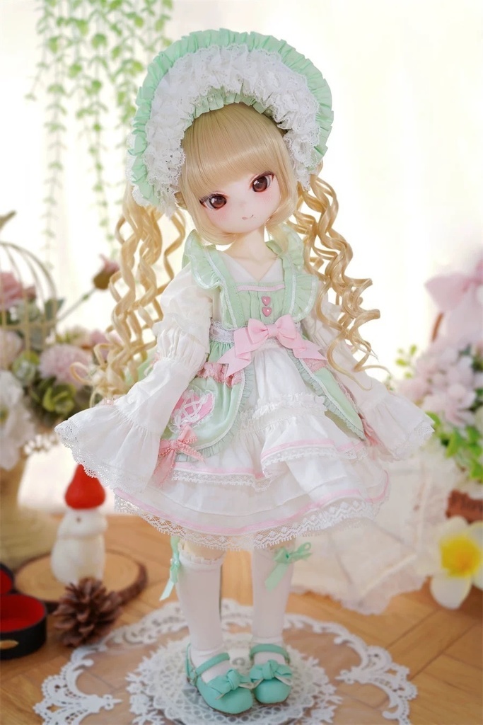 【カカ星球】【1/4】ドール服 フロラ・リリィジャンパースカート