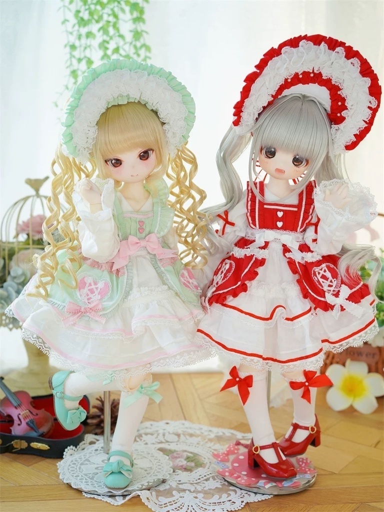 【カカ星球】【1/4】ドール服 フロラ・リリィジャンパースカート