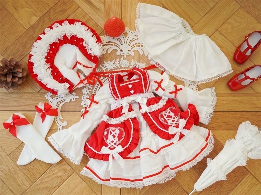 【カカ星球】【1/4】ドール服 フロラ・リリィジャンパースカート