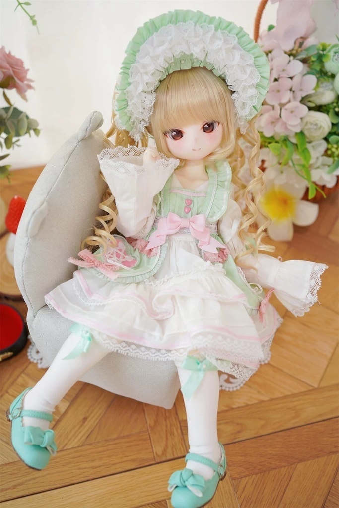 【カカ星球】【1/4】ドール服 フロラ・リリィジャンパースカート