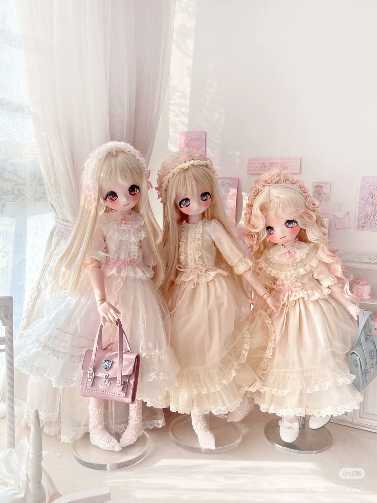 【1/4】ドール服 ロマンティックワンピース