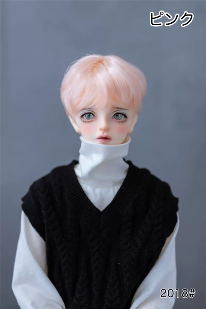 【カカ星球】【7-8inch】ドールウィッグ　ナチュラルショート