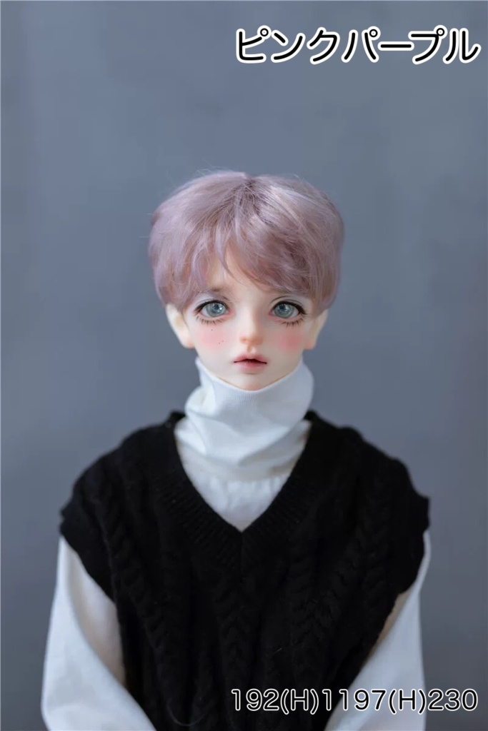 【カカ星球】【7-8inch】ドールウィッグ　ナチュラルショート