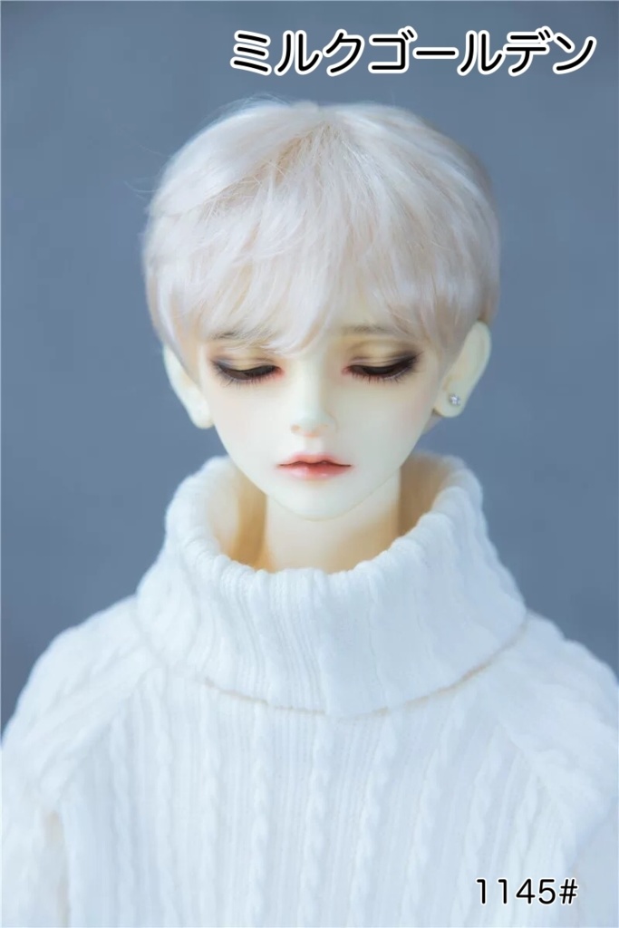 【カカ星球】【7-8inch】ドールウィッグ　ナチュラルショート