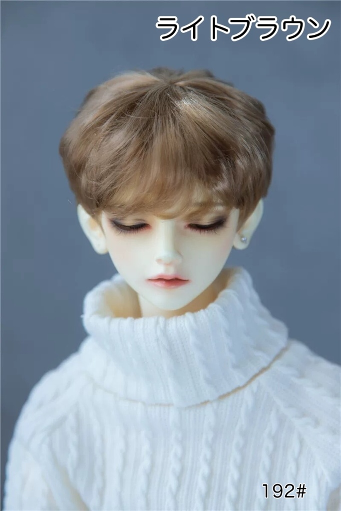 【カカ星球】【8.5-9inch】ドールウィッグ ナチュラルショート