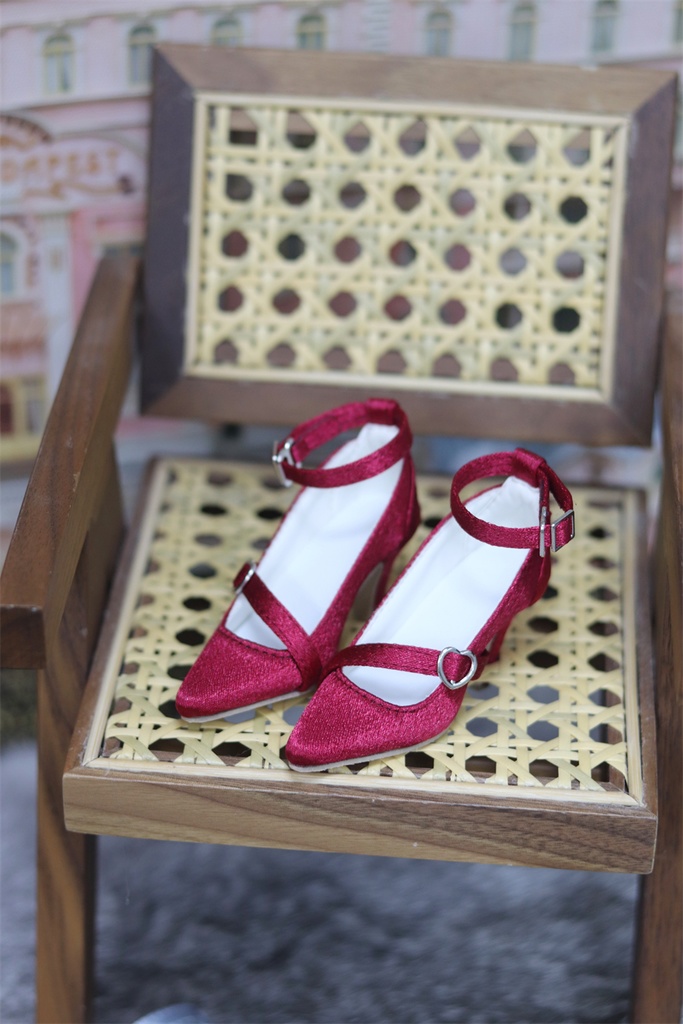 【カカ星球】【1/3】ドール靴 リボンバックルベルトシューズ