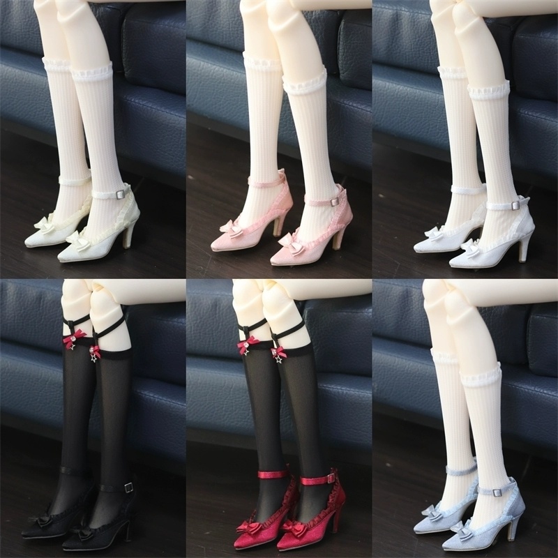 【カカ星球】【1/3】ドール靴 サテンリボンパンプス