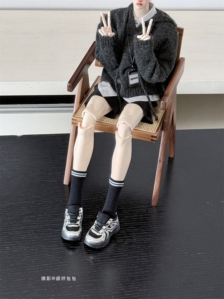 【カカ星球】【ID75】ドール靴 メタリックカラースニーカー ボリュームソール