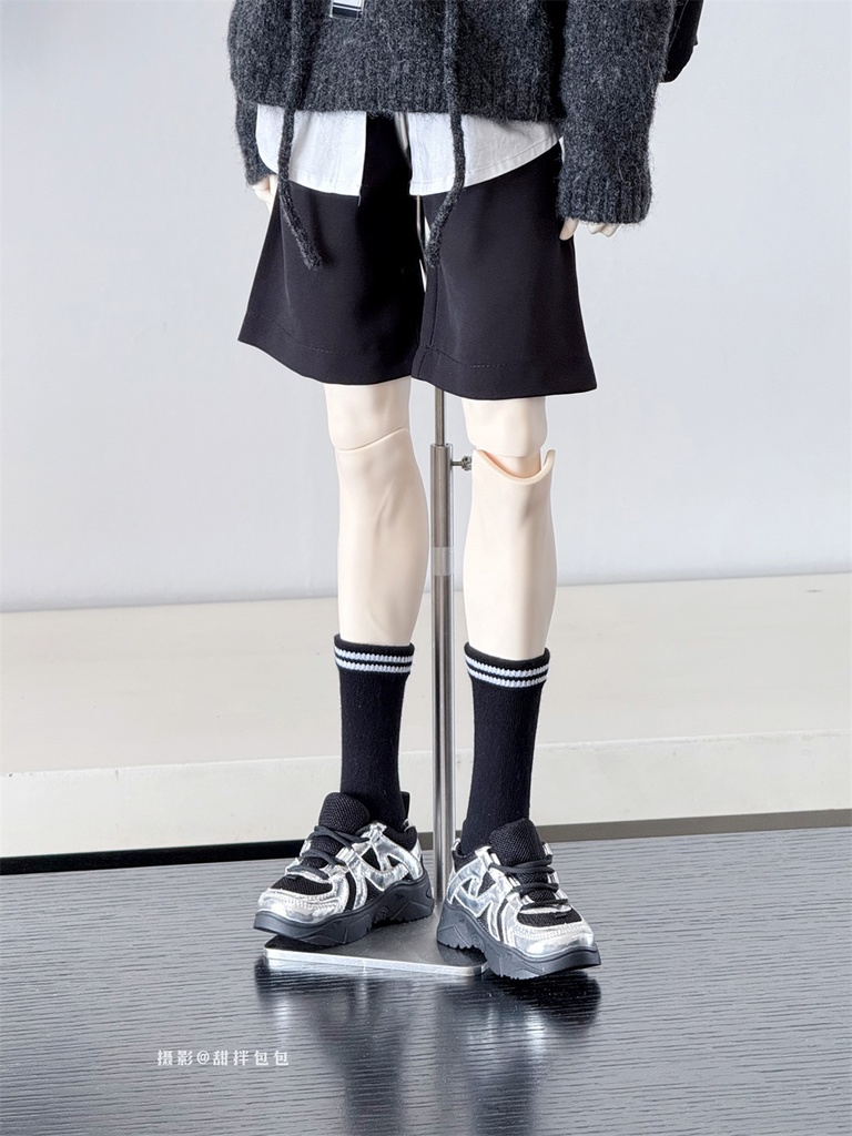 【カカ星球】【ID75】ドール靴 メタリックカラースニーカー ボリュームソール