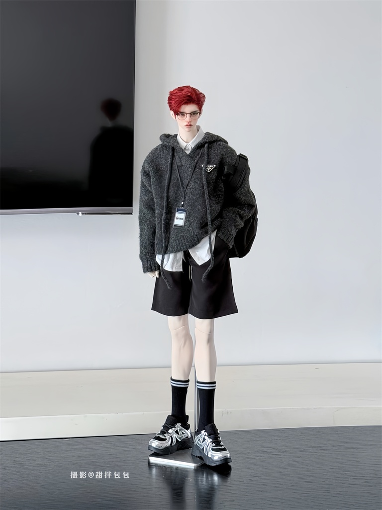 【カカ星球】【ID75】ドール靴 メタリックカラースニーカー ボリュームソール