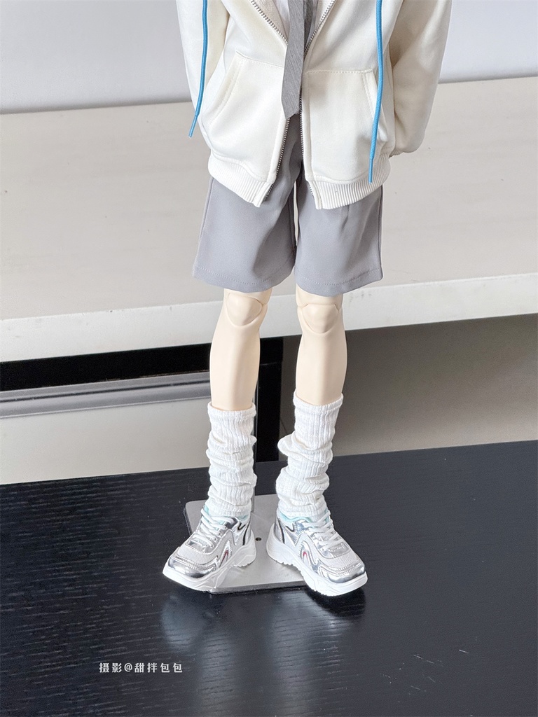 【カカ星球】【ID75】ドール靴 メタリックカラースニーカー ボリュームソール