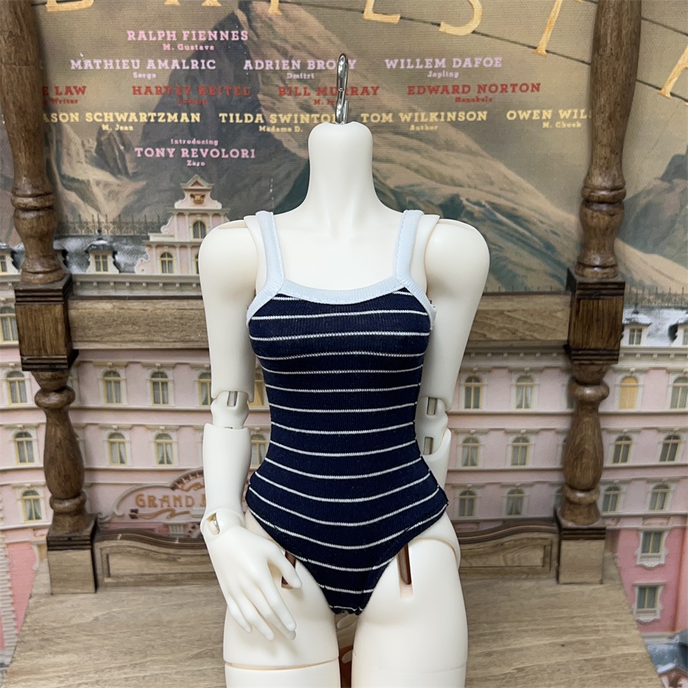 【カカ星球】【1/4,1/3】ドール服スクール水着 ボーダー