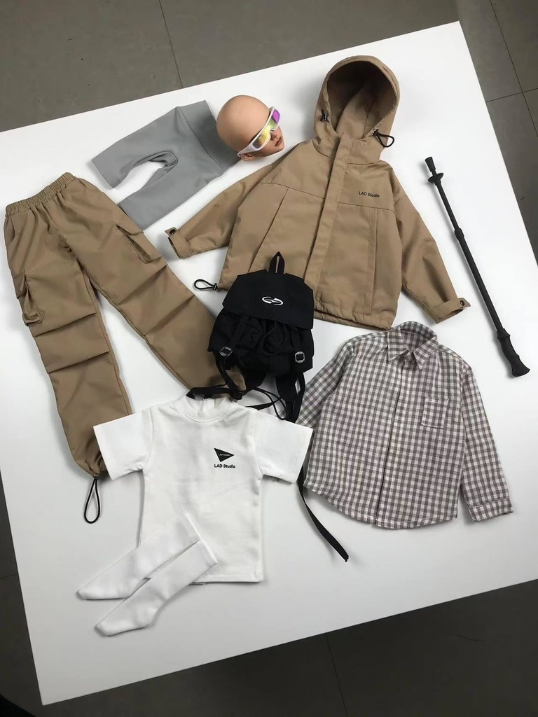 【1/4】ドール服 登山家ボーイセット