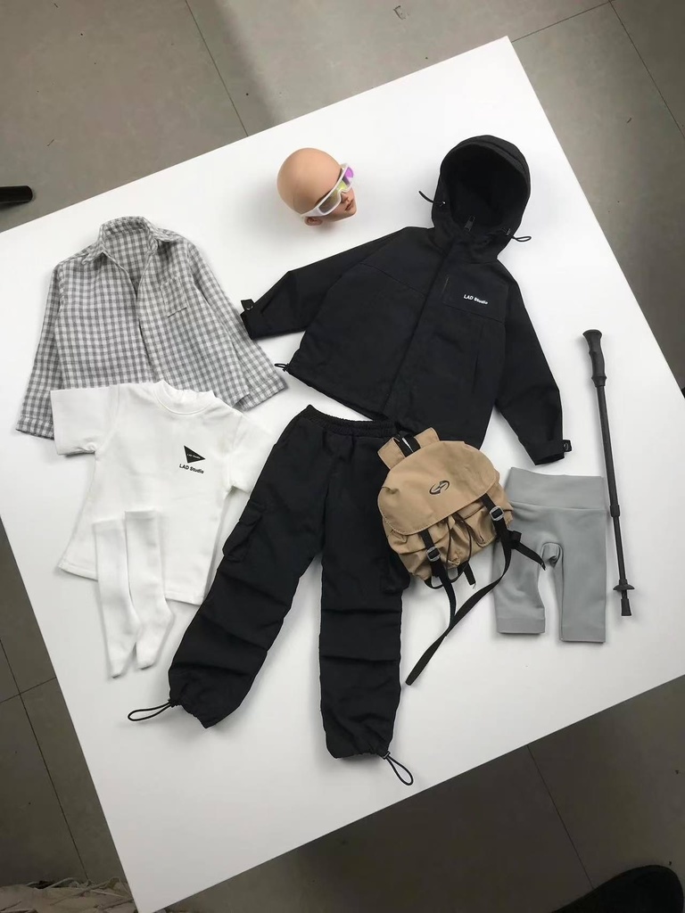 【1/4】ドール服 登山家ボーイセット