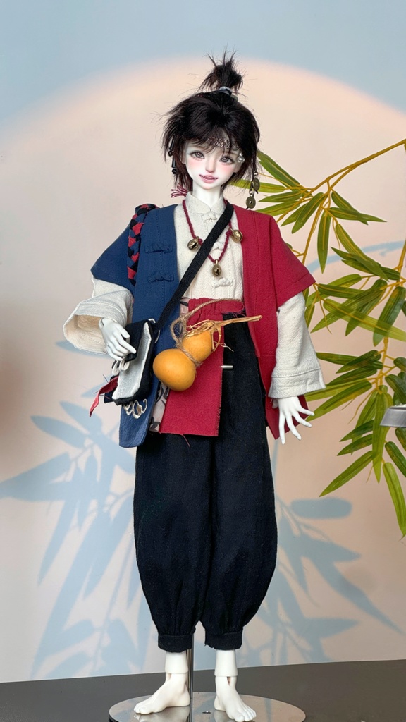 【1/4】ドール服 薬師セット　フルセット6点