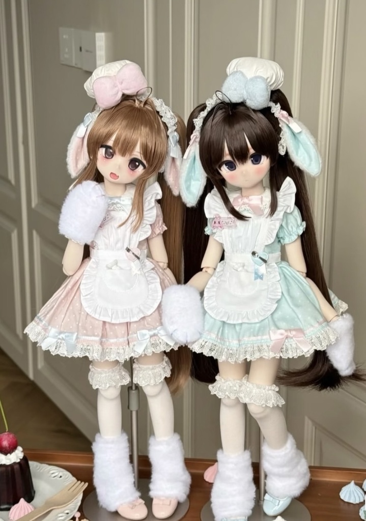 【1/4】ドール服 パフェうさぎ