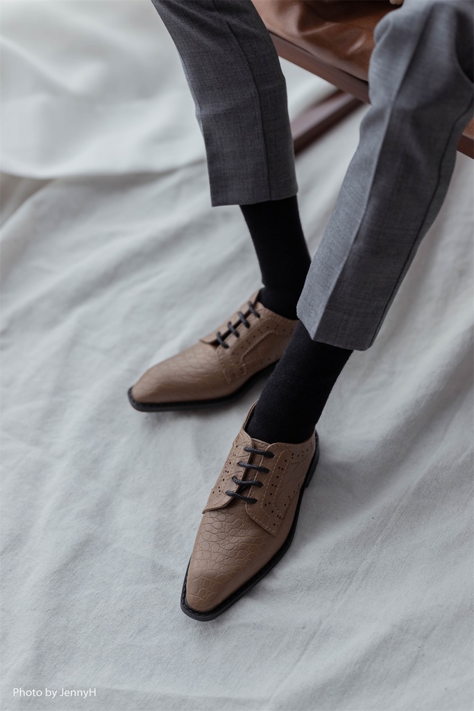 【ID75】プレーントゥ ビジネスシューズ(取り寄せ)