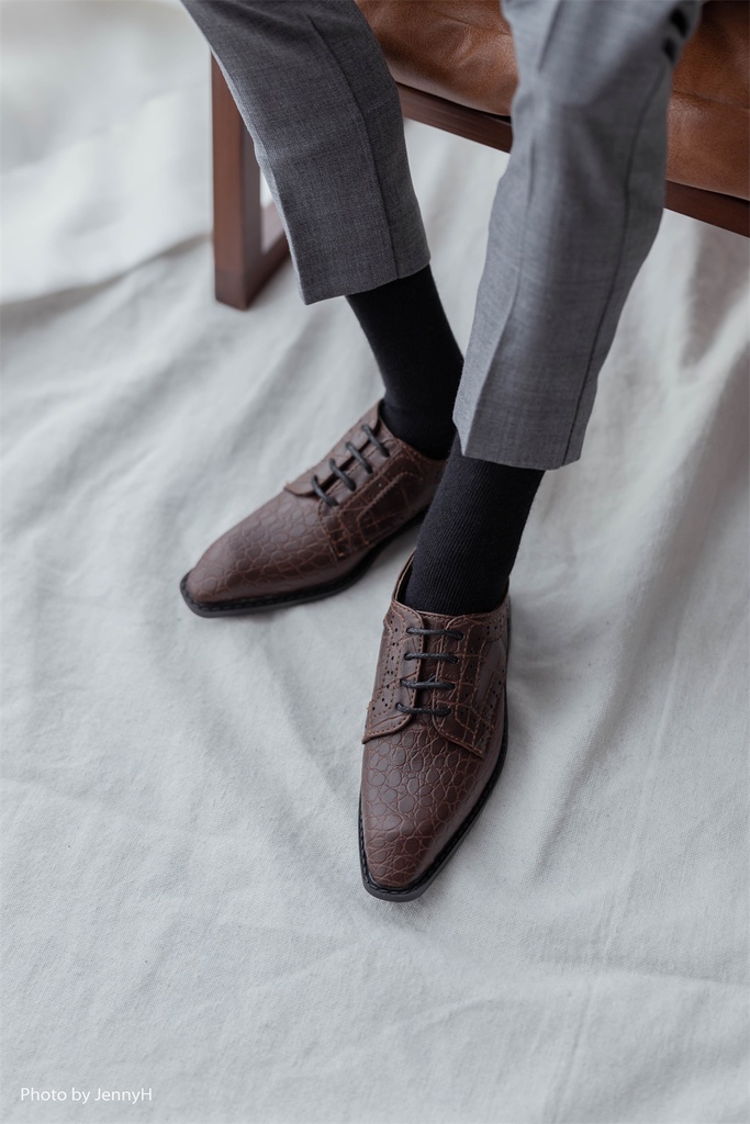 【ID75】プレーントゥ ビジネスシューズ(取り寄せ)