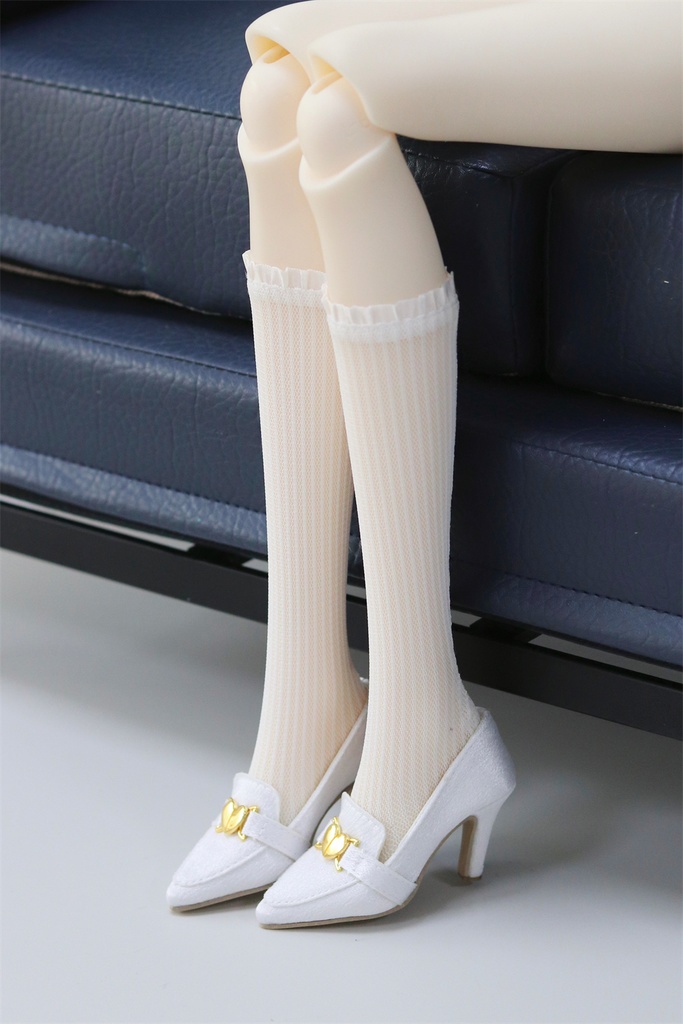 【カカ星球】【1/3】ドール靴 ハートチャームパンプス ハイヒール