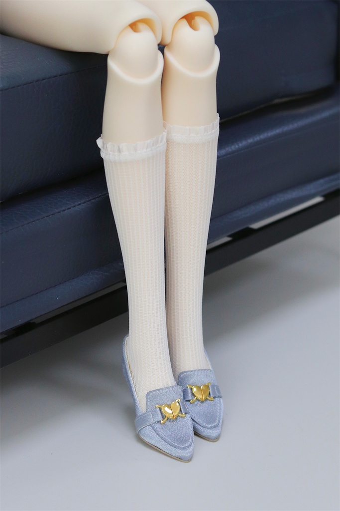 【カカ星球】【1/3】ドール靴 ハートチャームパンプス ハイヒール