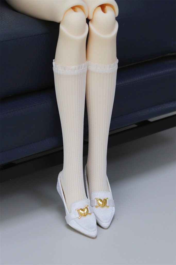 【カカ星球】【1/3】ドール靴 ハートチャームパンプス ハイヒール