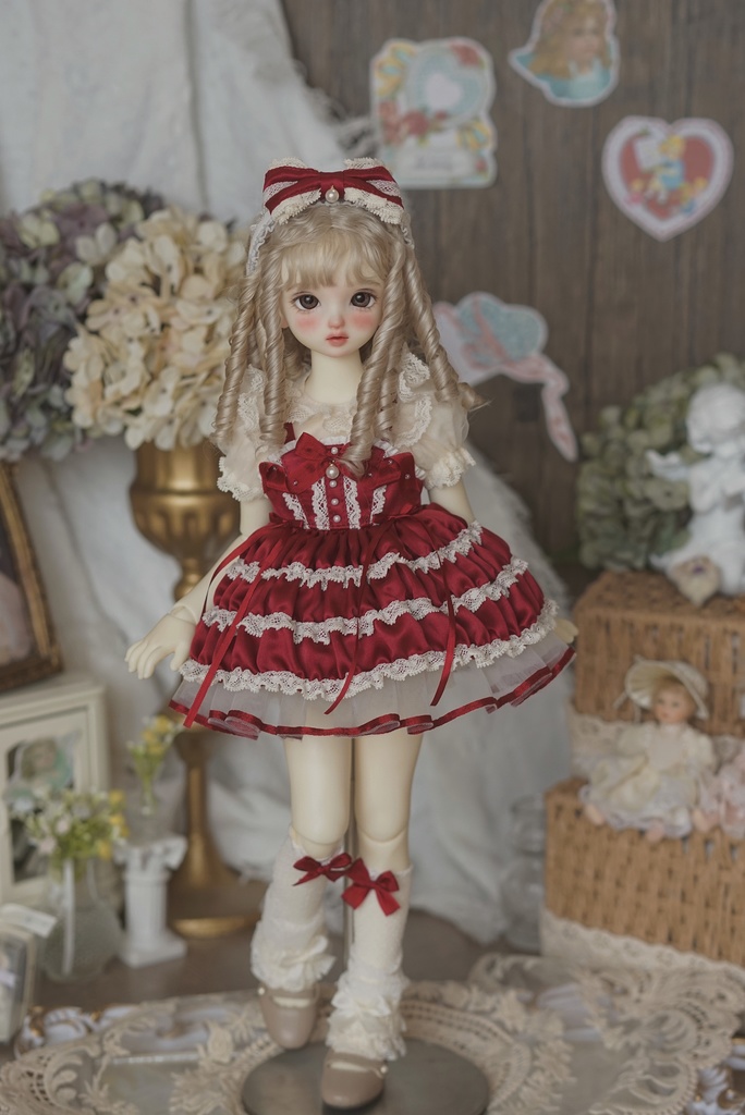 【JadeShine*圆舞曲短款二贩(ワルツショートタイプ再販)】BJD ドール服 1/4 MSD MDD 洋服