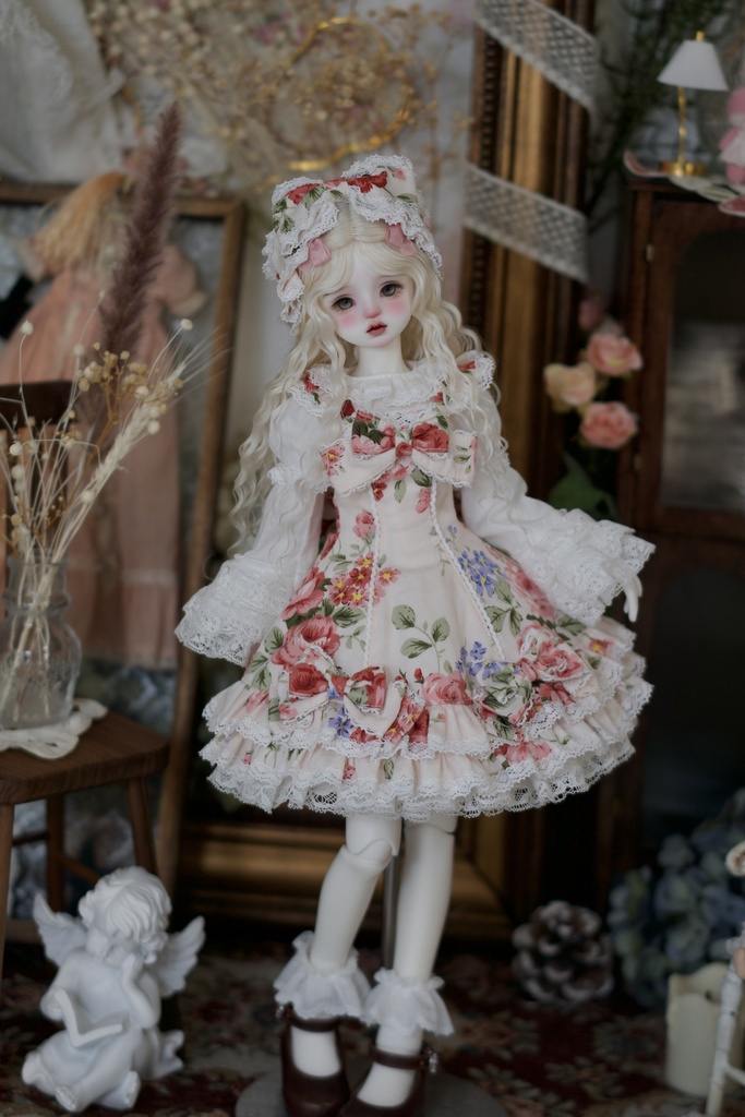 【JadeShine*春野绮梦(春野綺夢) 】BJD ドール服 1/4 MSD MDD チャイナ風洋服セット