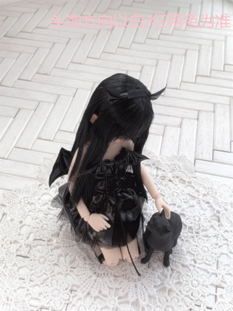 【カカ星球】【OB22】ドール服 小悪魔ドレス(取寄せ)