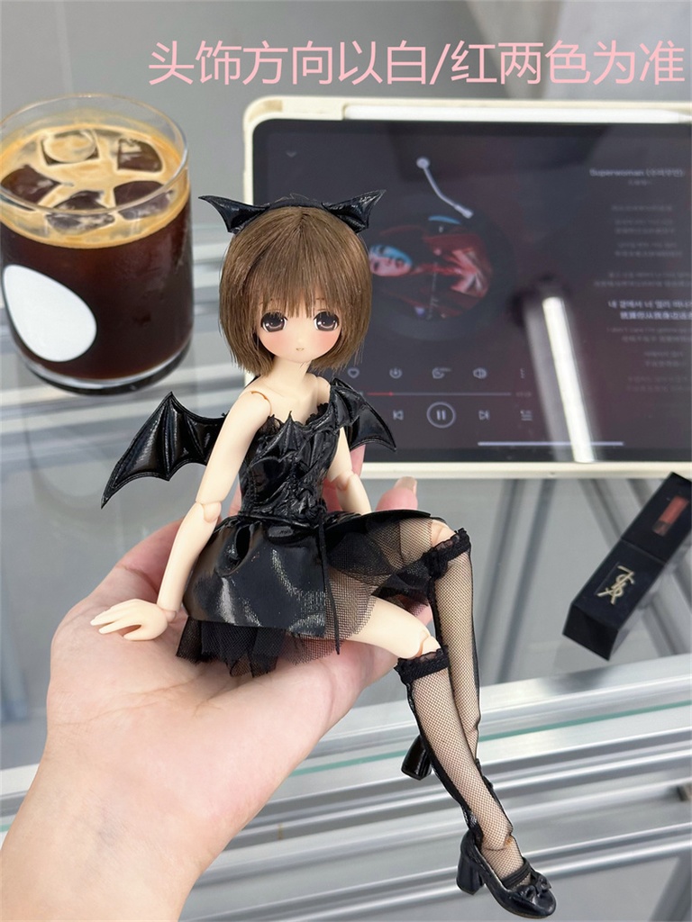 【カカ星球】【OB22】ドール服 小悪魔ドレス(取寄せ)