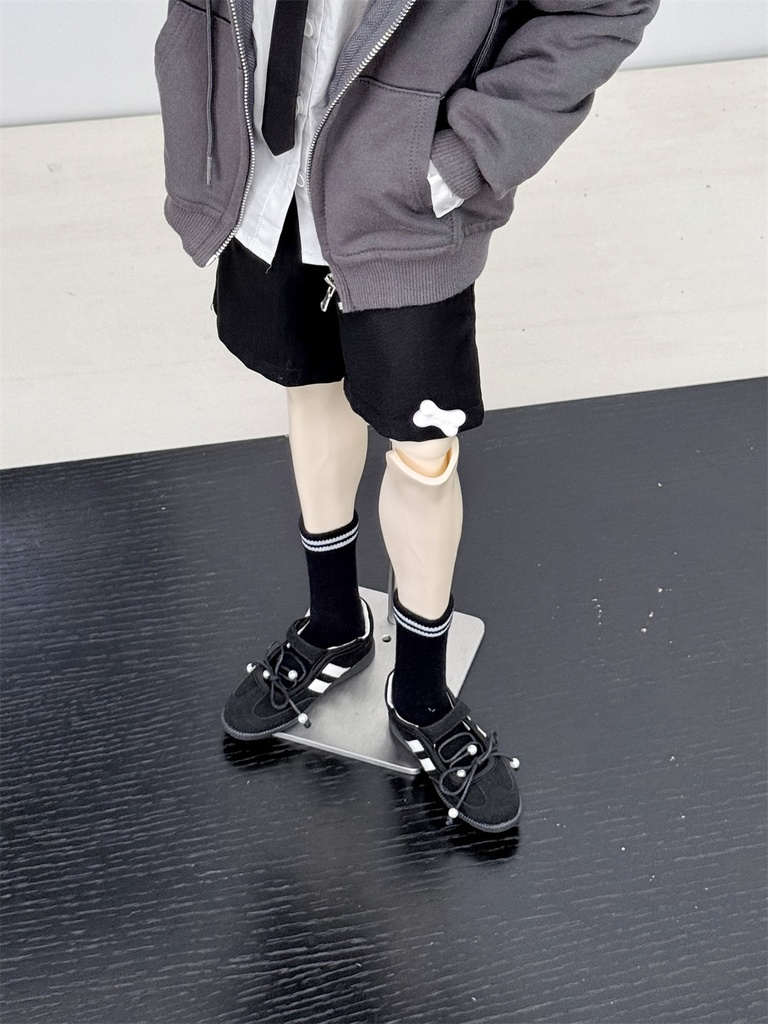 【カカ星球】【ID75】ドール靴 ライン入りスニーカーシューズ