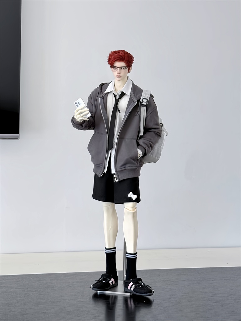 【カカ星球】【ID75】ドール靴 ライン入りスニーカーシューズ