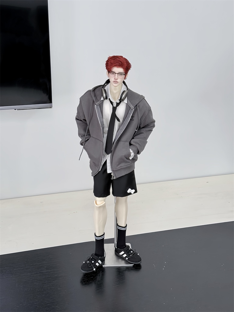 【カカ星球】【ID75】ドール靴 ライン入りスニーカーシューズ