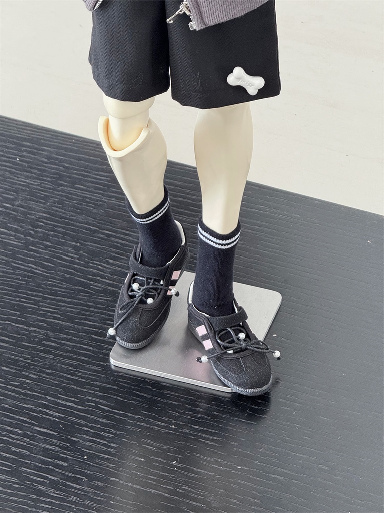 【カカ星球】【ID75】ドール靴 ライン入りスニーカーシューズ