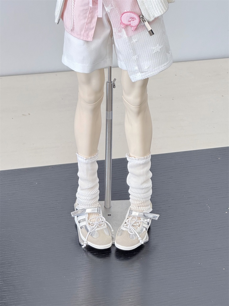 【カカ星球】【ID75】ドール靴 ライン入りスニーカーシューズ