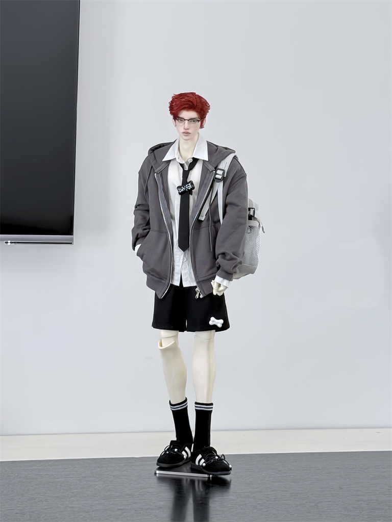 【カカ星球】【ID75】ドール靴 ライン入りスニーカーシューズ