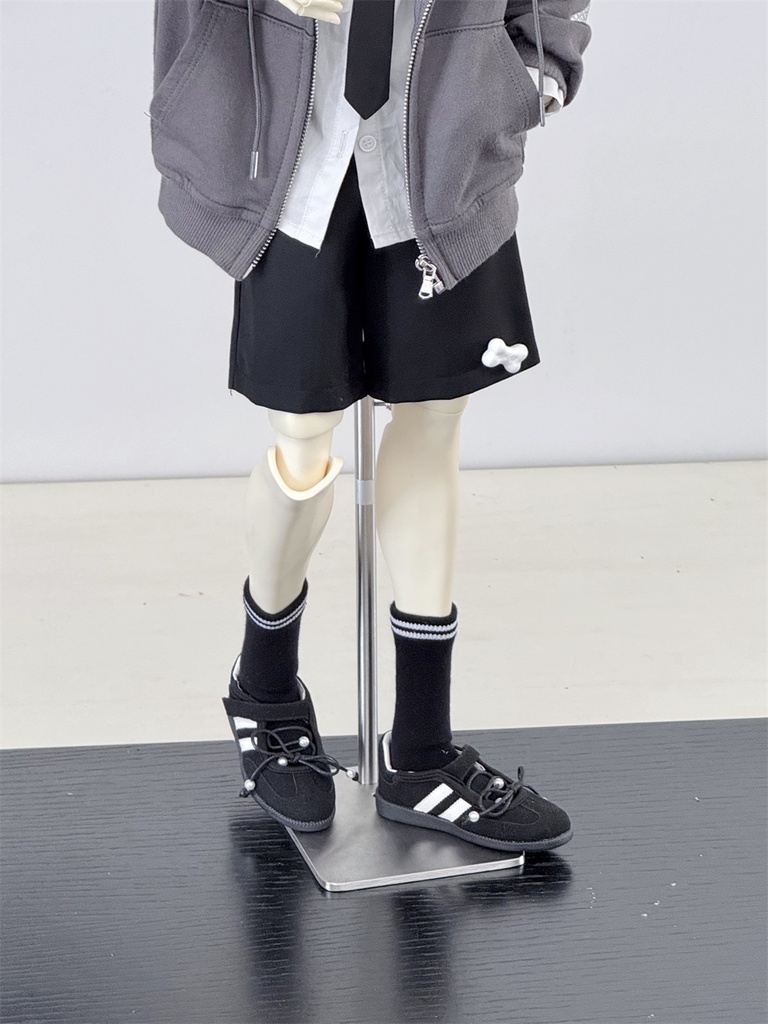 【カカ星球】【ID75】ドール靴 ライン入りスニーカーシューズ