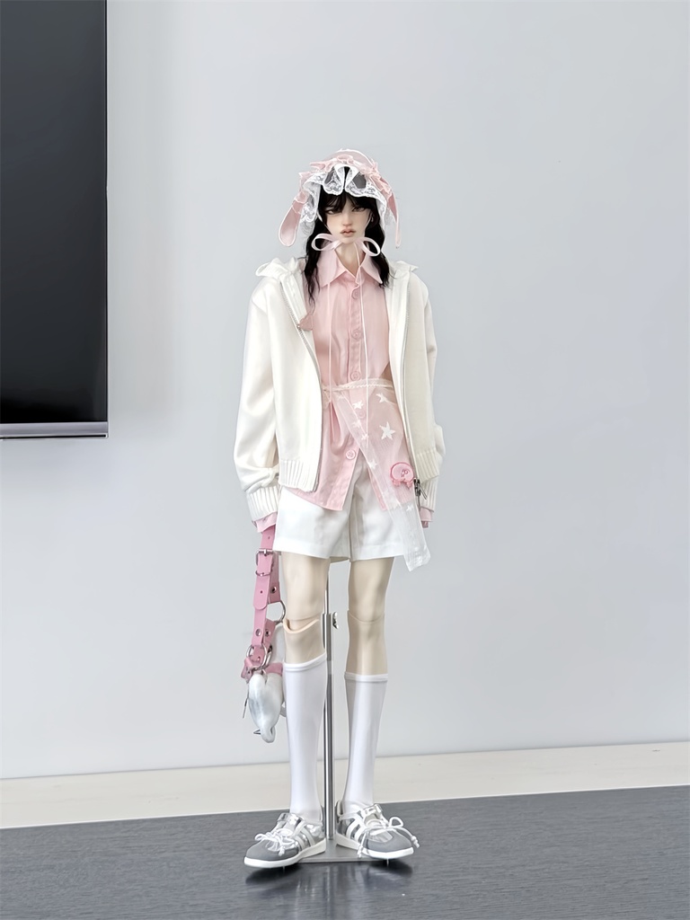 【カカ星球】【ID75】ドール靴 ライン入りスニーカーシューズ