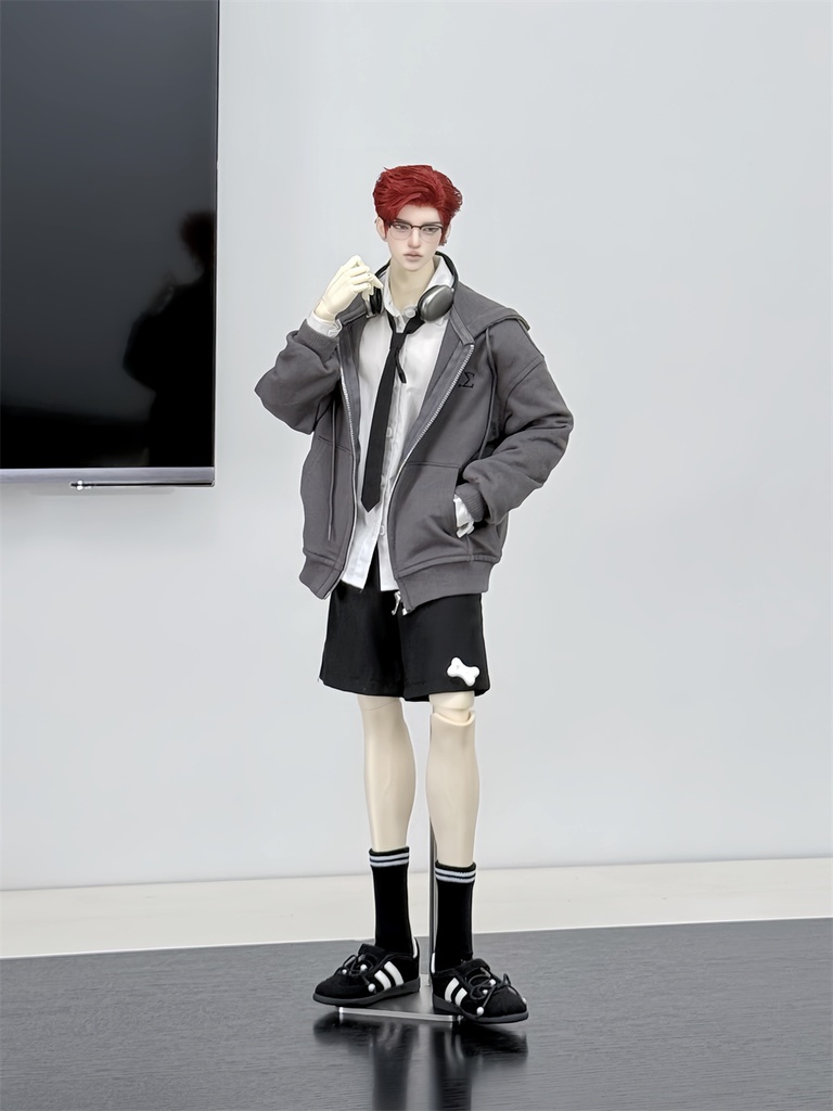 【カカ星球】【ID75】ドール靴 ライン入りスニーカーシューズ