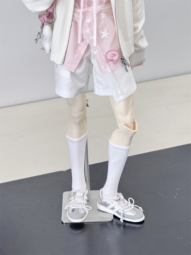 【カカ星球】【ID75】ドール靴 ライン入りスニーカーシューズ