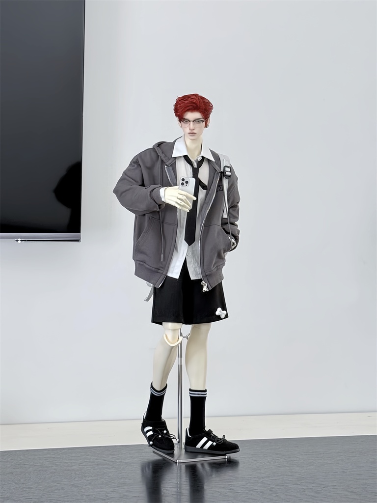 【カカ星球】【ID75】ドール靴 ライン入りスニーカーシューズ