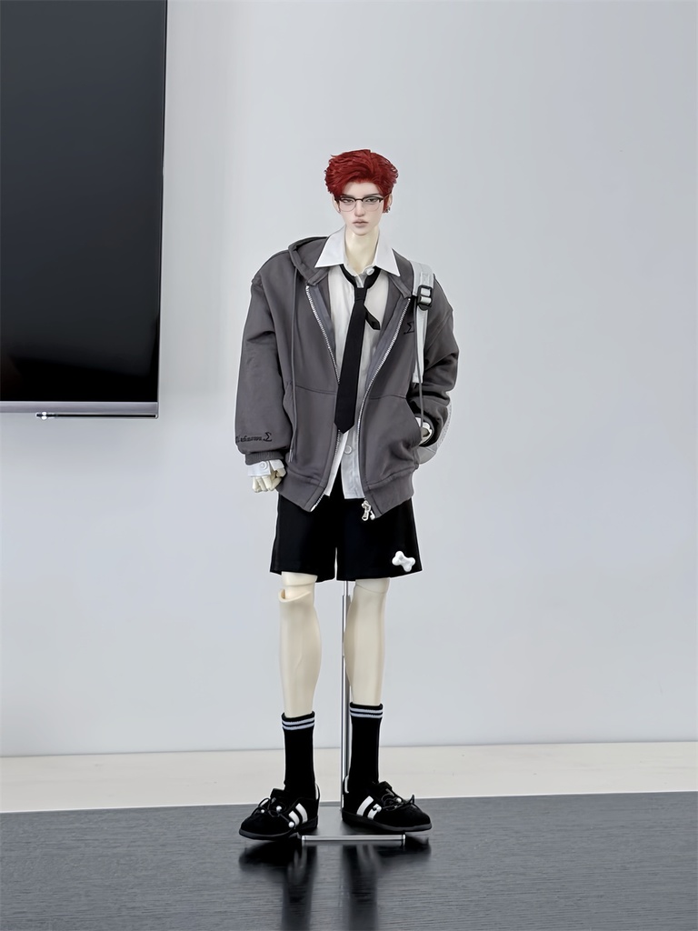 【カカ星球】【ID75】ドール靴 ライン入りスニーカーシューズ