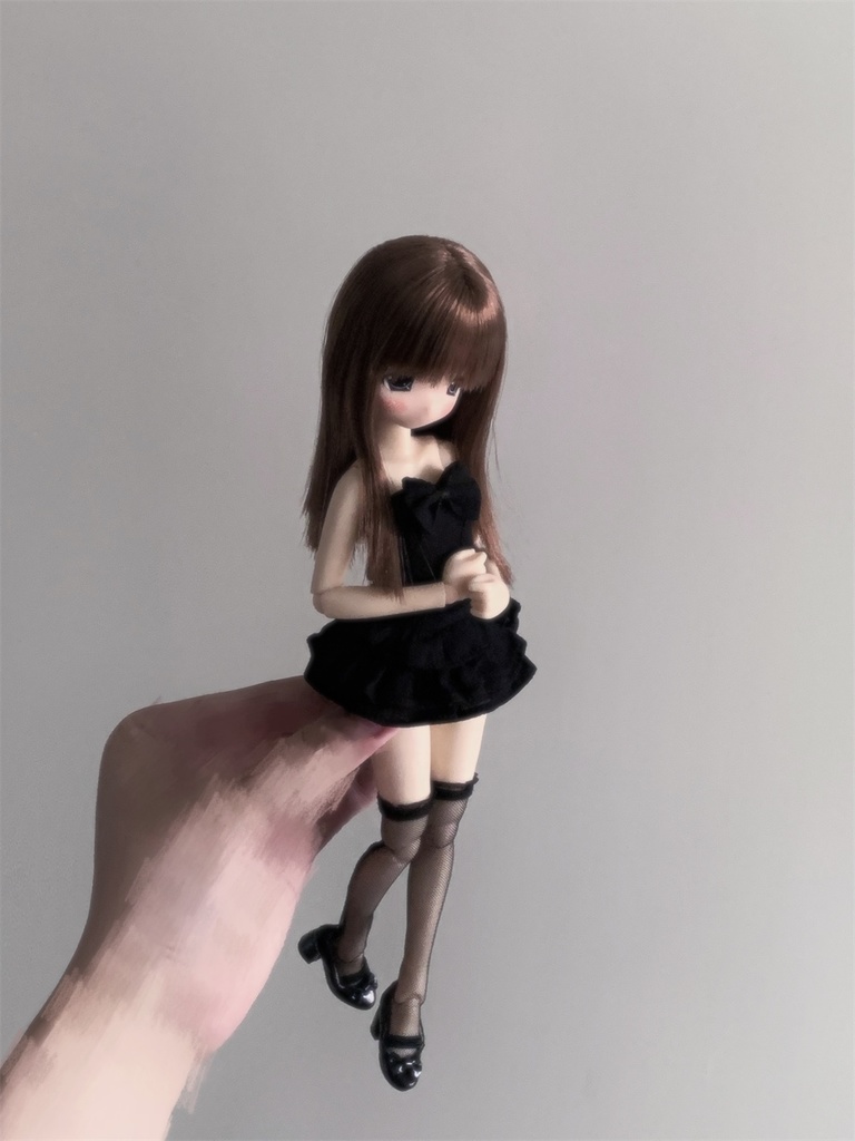 【カカ星球】【OB22】ドール服 チュールセットアップ(取寄せ)