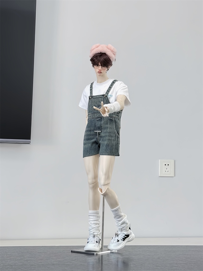 【カカ星球】【ID75】ドール服 デニムオーバーオール(取寄せ)