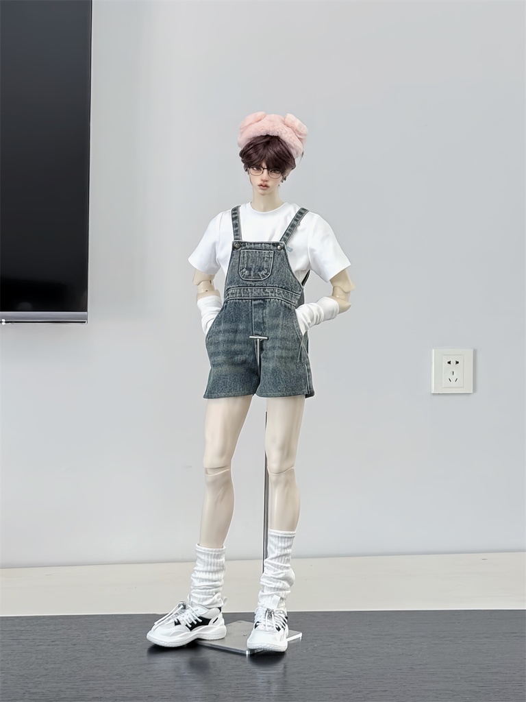 【カカ星球】【ID75】ドール服 デニムオーバーオール(取寄せ)