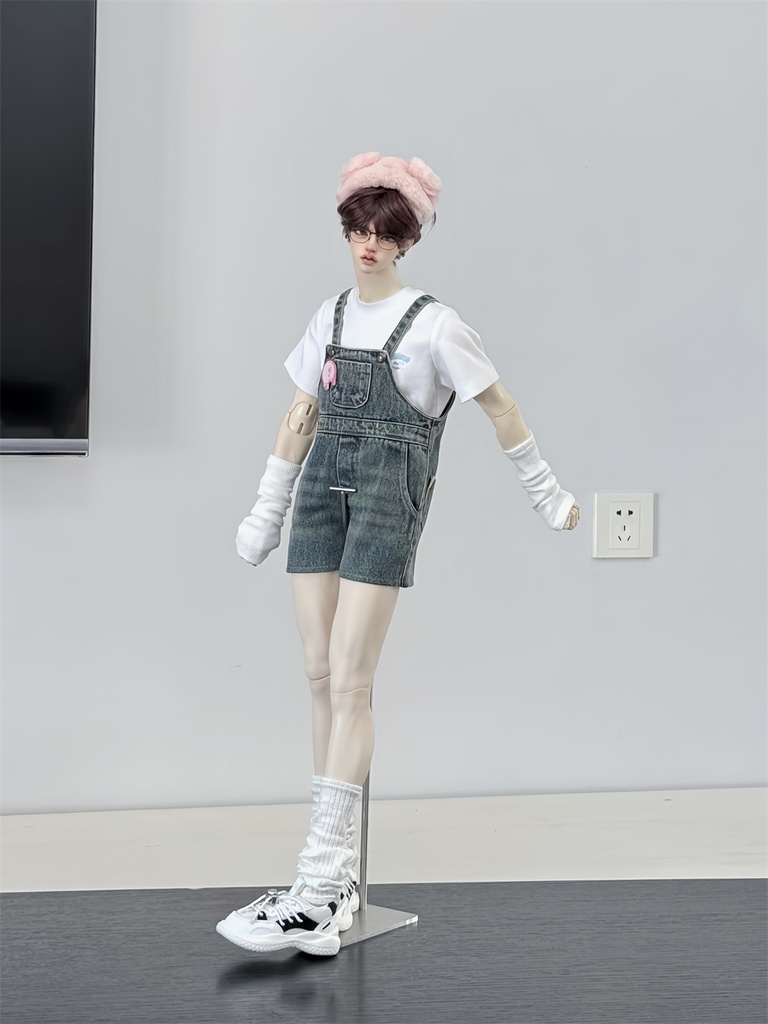 【カカ星球】【ID75】ドール服 デニムオーバーオール(取寄せ)