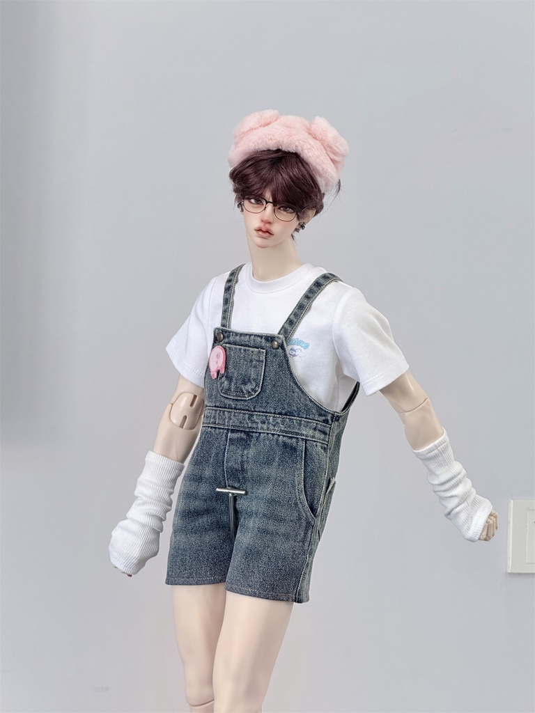 【カカ星球】【ID75】ドール服 デニムオーバーオール(取寄せ)