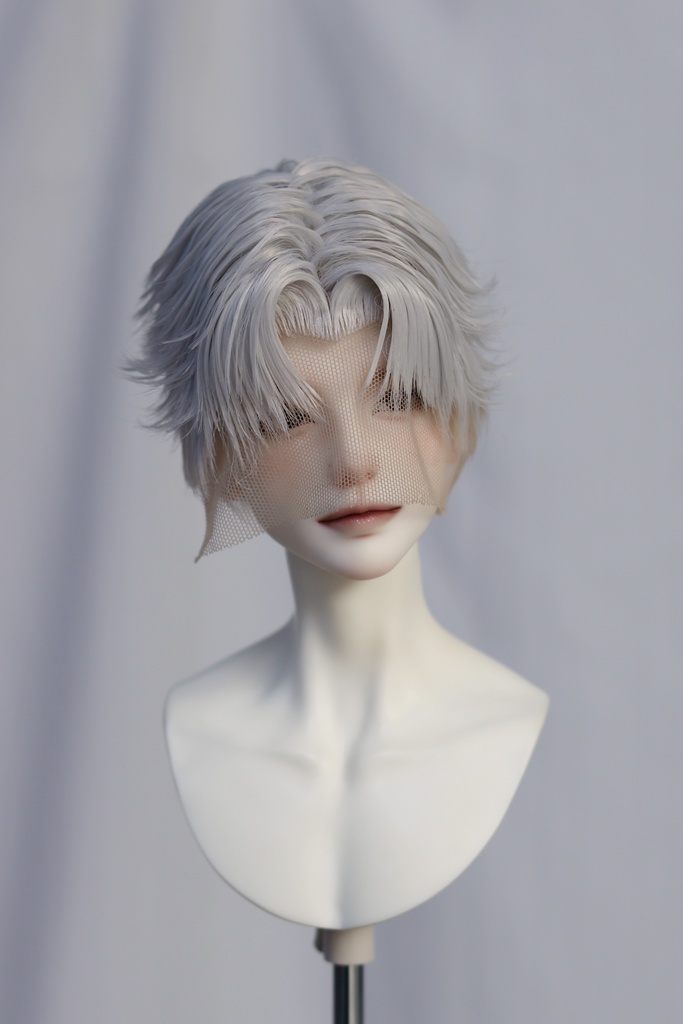【カカ星球】【8-8.5,8.5-9inch】ドールウィッグ 立ち上げスタイル ショートヘア(取寄せ)